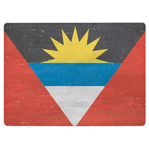 Antigua and Barbuda Flag Distressed Surface Laptop 3 13.5in Skin